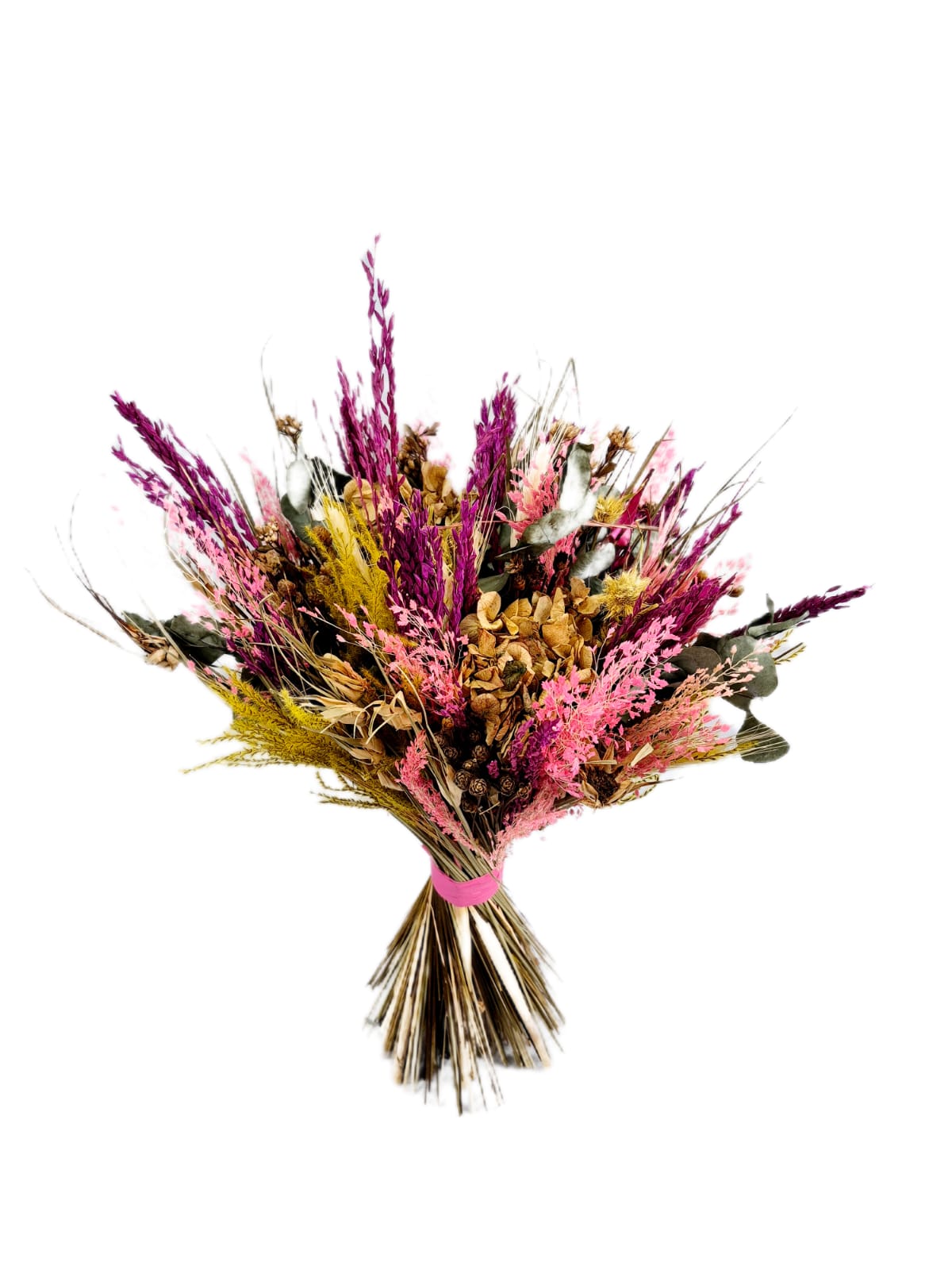 Buquê com Flores Desidratadas
